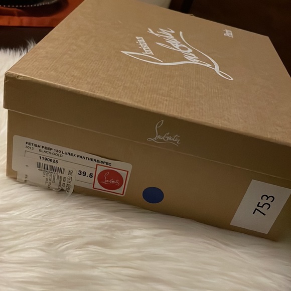 Christian Louboutin Leopard “Fetish Peep 130” Heels - Picture 11 of 13